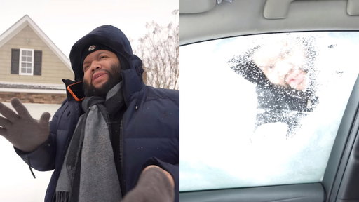 When Your Manager Comes To Pick You Up On A Snow Day
