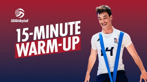 15-Minute Volleyball WARM-UP Routine ft. Aaron Brock & Olympian Jeff Jendryk