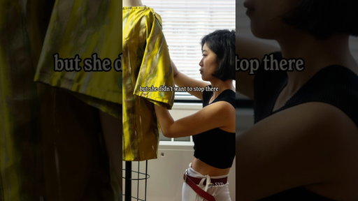She’s making clothes with no waste?!👗🗑️ (partnered w/ Norrsken to tell the story of SXD) Thoughts?