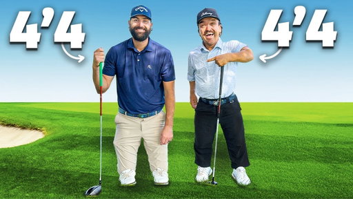 I Played Chaz on my KNEES! (Same Height & Tees)