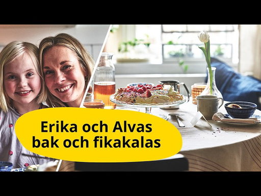 Så blev matplatsen redo för kakkalas – vi bakade och dukade | I köket med IKEA