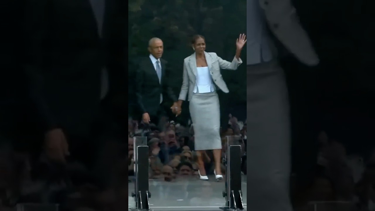 Former US Presidents Attend Obama Center Opening