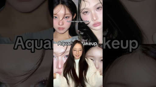 Doing Aquarius rising makeup tutorial 🫶🏻💦