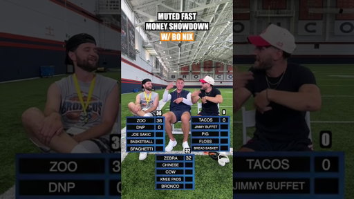 Muted fast money with Bo nix!