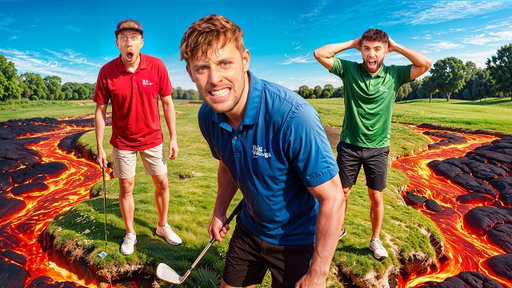 BIG WEDGE ROUGH IS LAVA GOLF 2!