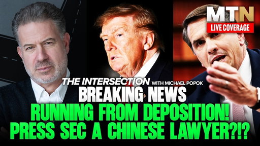LIVE: Trump RUNS from DEPOSITION as Lawsuit EATS HIM ALIVE!!! | The Intersection