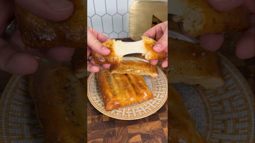 Cheese stuffed breadsticks #shorts
