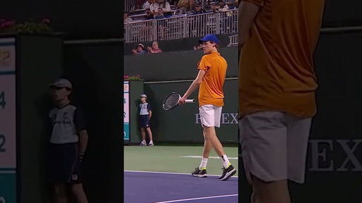 How Hard Did Sinner Hit This Forehand?! 🚀 | Indian Wells Highlights