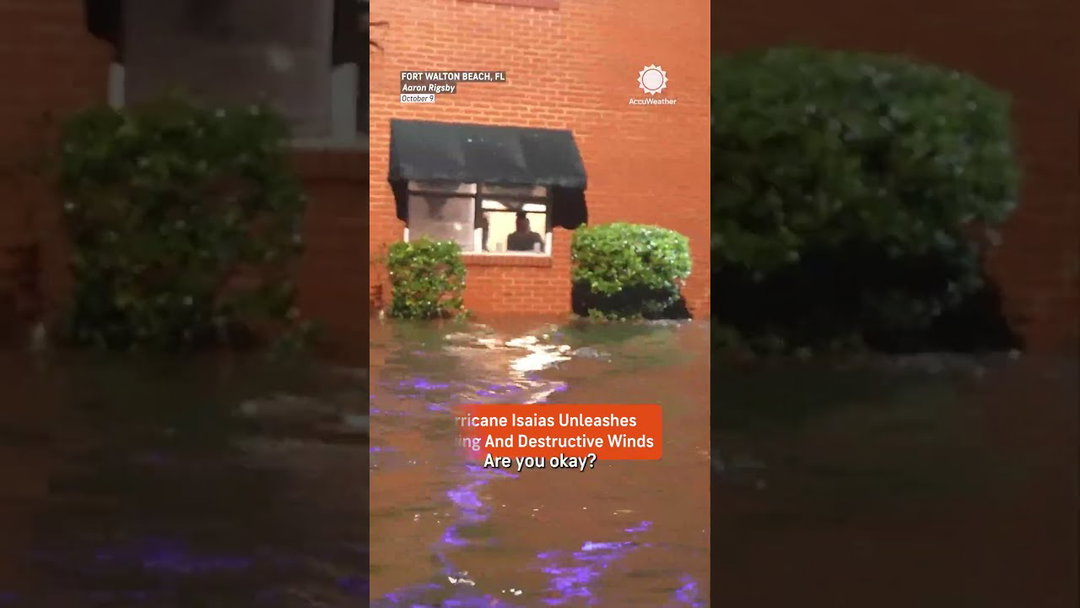 The Hurricane Isaias storm damage in Fort Walton Beach you have to see