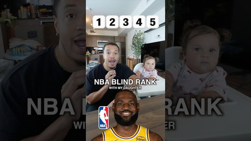 NBA Blind Rank with my daughter 😂🏀