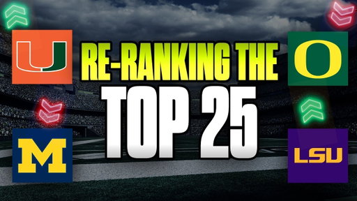 Predicting The NEW Top 25: Biggest Movers After Week 1 | LSU, Oregon, Michigan, Miami & MORE!