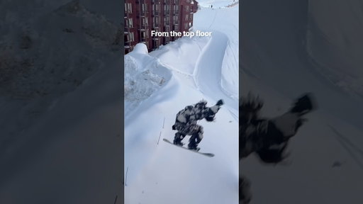 Raibu from the top rope #burton #snowboarding #snowboard