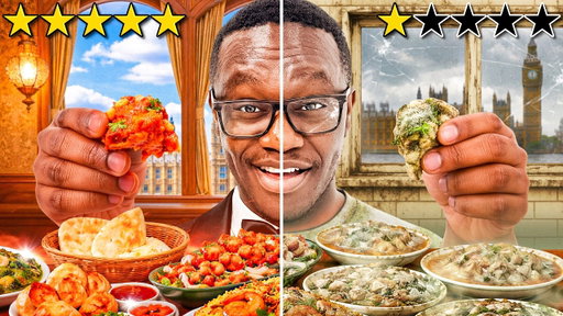 $1 vs $1,000 Indian Restaurant In UK