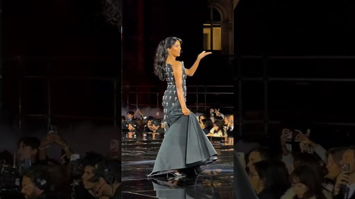 had so much fun on stage🫶🏽 Paris #lorealparis #pfw2025 #ledefileloreal #runwaymodel #tamil