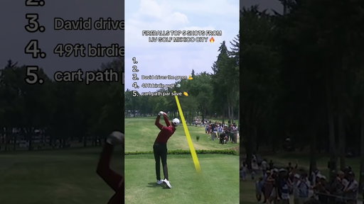 some unreal shots down in Mexico City! #golf #golftips #top5 #mexico