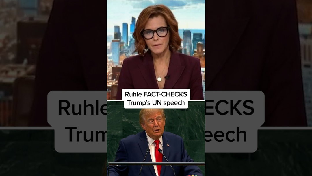 Ruhle FACT-CHECKS Trump's UN speech