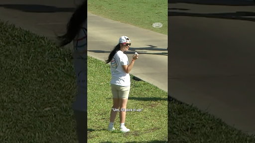 PSA: if you find a golf ball at a golf tournament it is NOT a souvenir.
