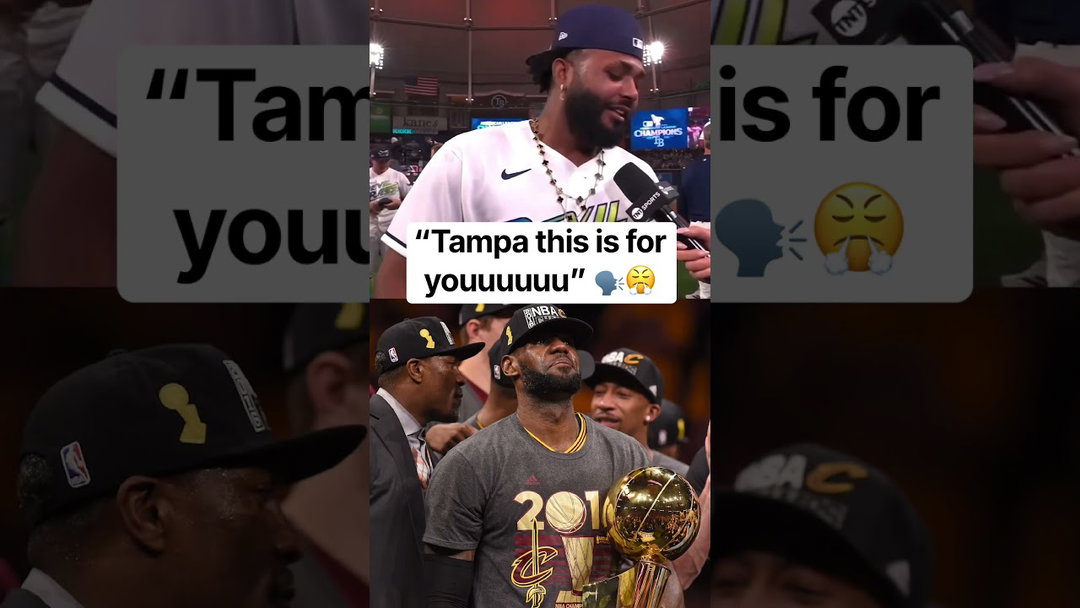 Junior channeled his inner LeBron 🤣