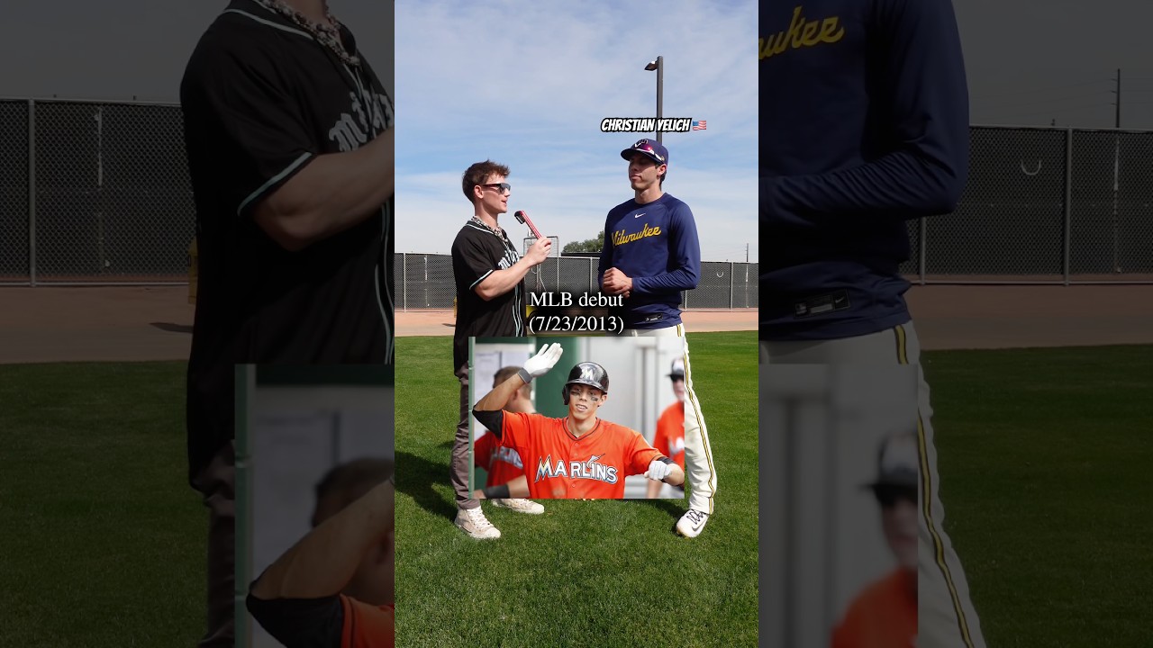 Can Christian Yelich name his MLB debut lineup? (2013 Marlins) #shorts