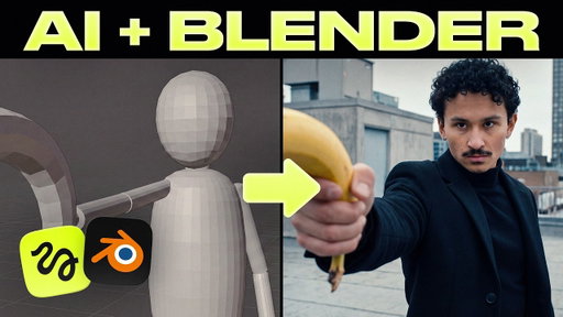 How To Save AI Credits With Higgsfield + Blender (No One Talks About This Workflow)