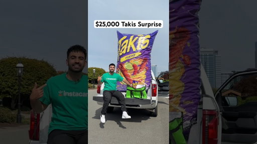 I’m an Instacart driver delivering the world’s biggest bag of Takis 🤯