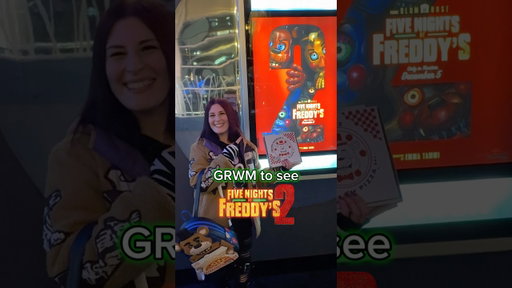 I was invited to see FNAF 2 early! #fnaf #fivenightsatfreddys #fnafmovie2 #freddyfazbear #grwm