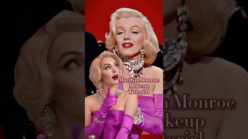 Marilyn Monroe's REAL Makeup Routine💋 1950's Products! #vintage #beauty #marilynmonroe