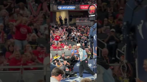 Tyrese Haliburton with the Assist at Tonight's Indiana Fever Game 😂😂