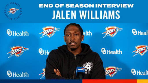 Jalen Williams | 2025-26 End-of-Season Interviews | OKC Thunder