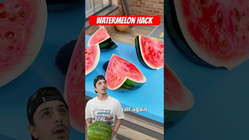 Watermelon Slice Hack! @zackdfilms