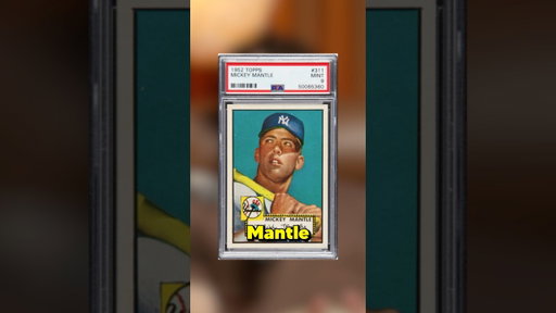 The $5.2 Million 1952 Topps Mickey Mantle Purchase 💰 #sportscards #topps #baseballcards #collector