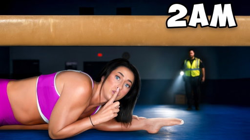 I Survived Gymnastics Gyms AFTER Midnight!