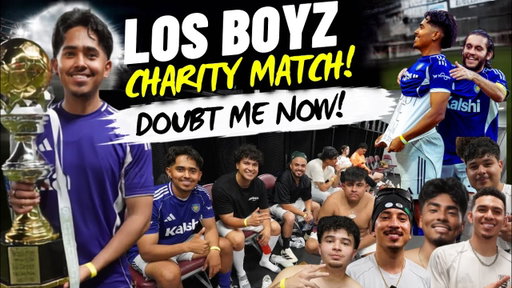 I SCORED at Los Boyz Futbol Charity Match !!!