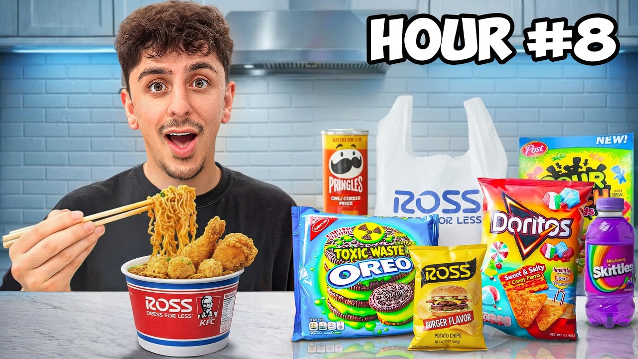 I Ate ONLY ROSS Food For 24 Hours!