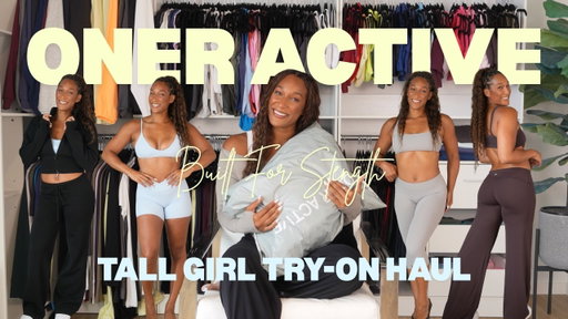 ONER ACTIVE TRY-ON HAUL | NEW SoftMotion + Honest Tall Girl, Midsize Review