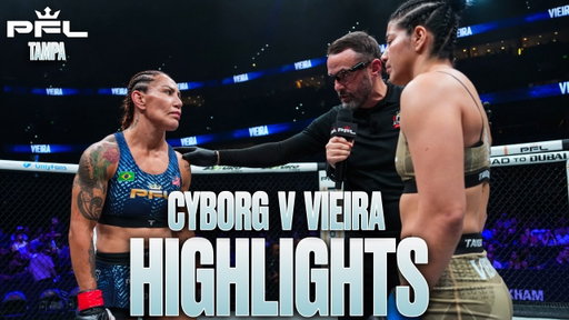 NO MINUTE WASTED!! | Cris Cyborg vs. Ketlen Vieira - Fight Highlights | PFL Tampa