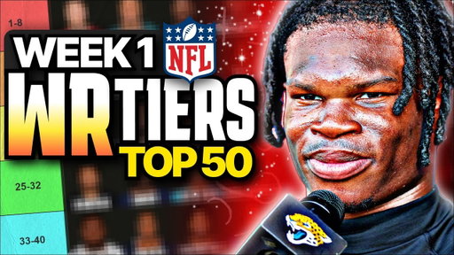 Fantasy Football Week 1 WR Rankings (Top 50)