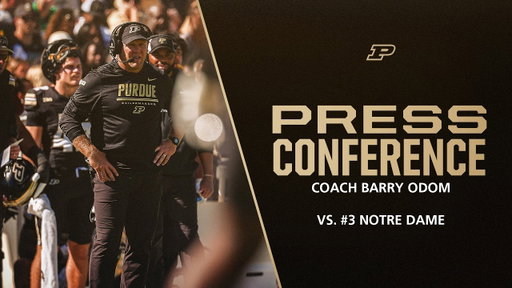 Coach Barry Odom Postgame Press Conference vs. Notre Dame | Purdue Football
