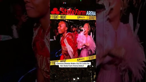 The GWOAT walked out to Atlanta’s own! Latto and Claressa Shields shut it down at State Farm Arena