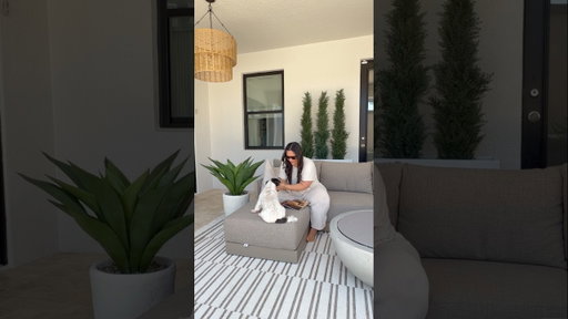 Backyard transformation! Our new favorite spot ❤️