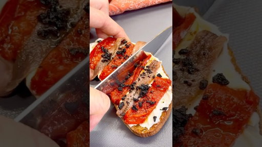 TOSTAS FÁCILES Y RICAS PARA LA CENA!!😋👏 #youtubeshorts #shorts