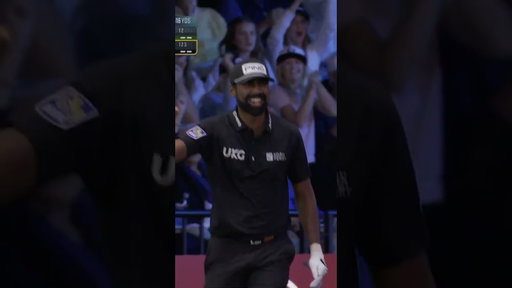 Theegala chips it in on Storrowed 🔥 #TGL #Golf
