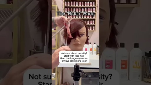 How to Cut the Perfect Birkin Bangs