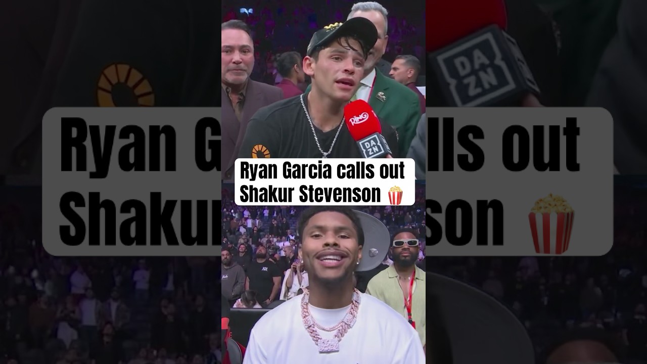 Ryan Garcia vs. Shakur Stevenson? 👀 Live on @DAZNBoxing #TheRingHighStakes