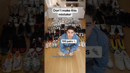 I own 100+ Pairs of Sneakers. I wear 6