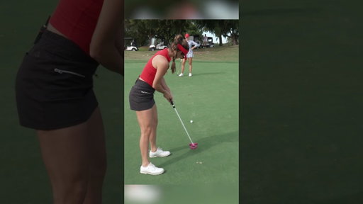 The putter is on fire #golf #golfer