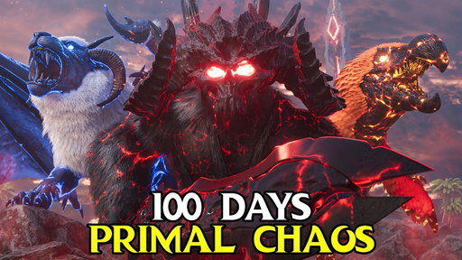 I Spent 100 Days in Primal Chaos ARK... Here's What Happened