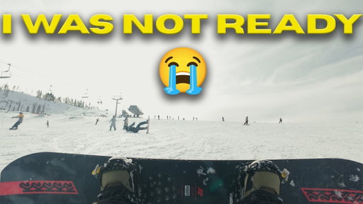 My First Time Snowboarding... This Was A Mistake