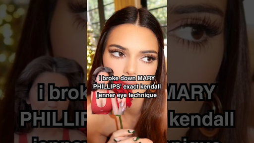 mary phillips' exact KENDALL JENNER bambi eye technique 😍 #celebritymakeup