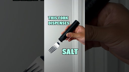 A fork that dispenses salt…